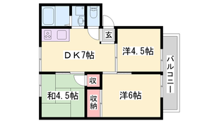 土山駅 徒歩14分 1階の物件間取画像